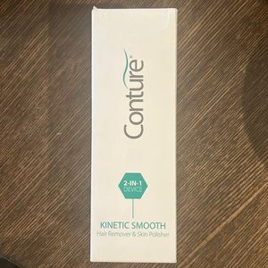 NIB Conture Kinetic Smooth 2-N-1 Hair Remover & Skin Polisher